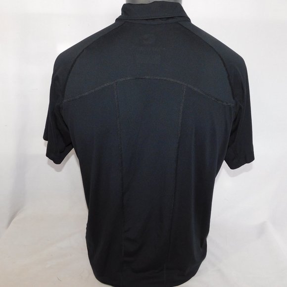 Columbia Omni Freeze Zero Mens L Black 1/4 Zip Polo Shirt - Picture 10 of 12